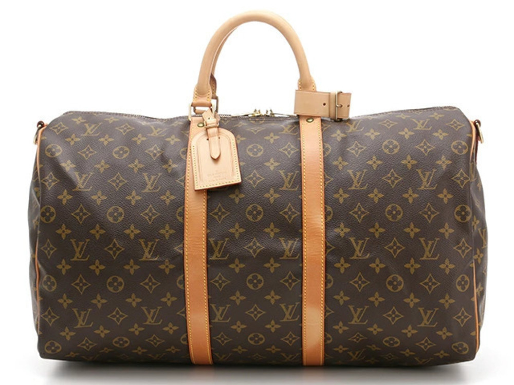 LOUIS VUITTON Keepall Bandouliere Boston Bag Monogram